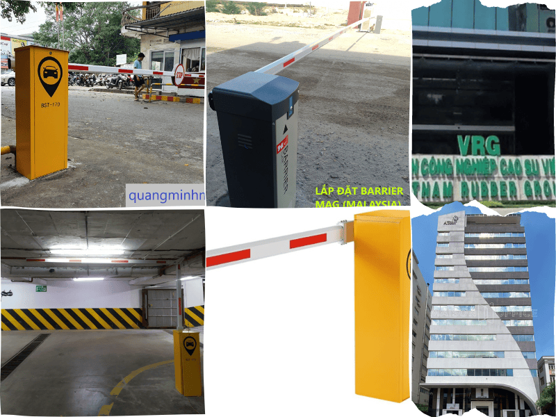 lắp đặt barrier tự động 